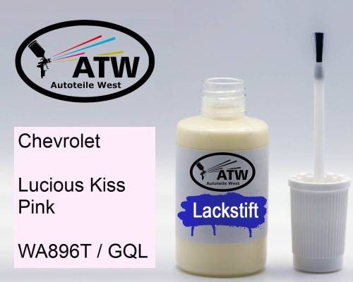 Chevrolet, Lucious Kiss Pink, WA896T / GQL: 20ml Lackstift, von ATW Autoteile West.